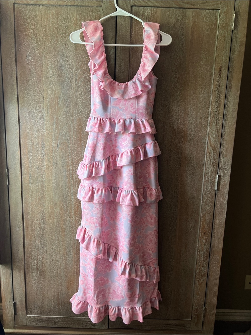 Show Me Your MuMu Greta Dress - Blushing Floral Stretch - Picture 4 of 5